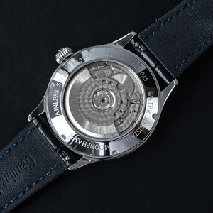 Montre automatique mécanique Seagull Moonphase en acier inoxydable 316L de haute qualité, livraison gratuite, possibilité de personnaliser le logo, en vente - Product Image 6