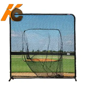 Factory!!!! nylon or polyester baseball batting net baseball pitching return cage