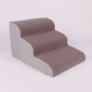 Rampa para Mascotas, Escalera para Perros y Gatos, Escalones de Esponja Lavables y Removibles, Escaleras de 3/4 Niveles para Perros Pequeños y Gatos - Product Image 1
