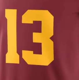 Nuevas Camisetas de Fútbol Americano Universitarias Unisex de Primera Calidad, con Costuras Superiores, en Oferta # 4 # 9 # 13 # 1 # Talla Grande 55 Transpirable - Product Image 4