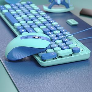 Venta al por mayor 2,4 GHz 105 teclas Gamer Desktop Blue <span class=keywords><strong>Keyboard</strong></span> and Mouse Combos - Product Image 6