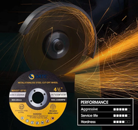 En stock 600 pièces Disque de coupe ultra-mince 4,5" x 0,040" x 7/8" pour meuleuse d'angle, pour métal et acier inoxydable