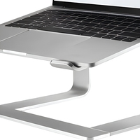 Épaissi et élargi 10-17 pouces anti-dérapant détachable en aluminium ordinateur refroidissement ordinateur portable support ergonomique support pour ordinateur portable