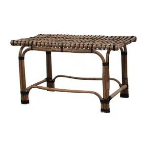 Wholesale Customizable Rattan Woven Dining <b>Table</b> Bench and Chair <b>Stool</b> for Outdoor Cotton Minimalist Sponge Living Room Chair - Product Image 4