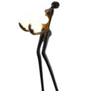 Lámpara de Pie de Estilo Moderno de Lujo SCULTORE, Lámpara de Pie con Figura de Bailarina - Product Image 1