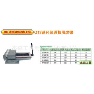 Venta al por Mayor de Tornillos de Banco de Precisión Manuales de Hierro Fundido y Acero, Nuevos, con Componentes Centrales de Mordazas - Product Image 4