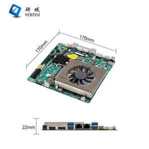 Placa base industrial Yentek Mini-ITX B150 LGA1151 de doble canal DDR3 con 6 puertos SATA, 7.ª generación i5-7300HQ - Product Image 1