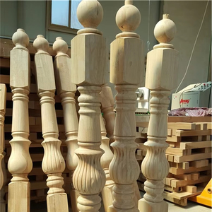 Balcón Decoración <span class=keywords><strong>de</strong></span> <span class=keywords><strong>madera</strong></span> Barandilla Pilar <span class=keywords><strong>para</strong></span> escaleras - Product Image 1