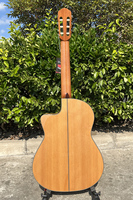 Guitare flamenco Aiersi artisanale entièrement en bois massif à 6 cordes, design traditionnel espagnol pour les guitaristes professionnels