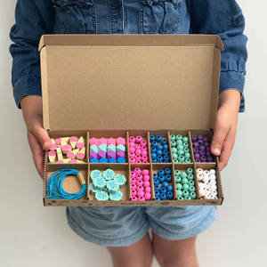Kit promozionale fai da te personalizzato per mare e conchiglie Kit per creazione di corde per ragazze Kit di disegno per bambini - Product Image 3