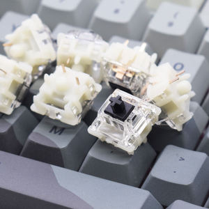 Interrupteur mécanique <span class=keywords><strong>GATERON</strong></span> KS-9 Silent 2.0 à 5 broches, transparent rouge jaune noir blanc pour clavier - Product Image 3