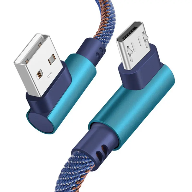 USB Type C 90 Degree Fast Charging usb c cable Type-c data Cord Charger usb-c For Samsung S9