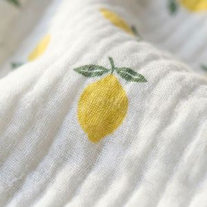 Cotton Multiple Layers Muslin Gauze Quilt Swaddle Baby Blanket Nursing Bedding Soft Breathable Throw Oversized Baby Blankets - Product Image 5