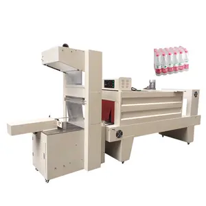 Semi auto sleeve mineral water bottle shrink packager PE film shrink wrapping machine