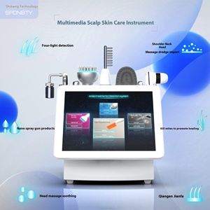 Intelligent Comprehensive Scalp Care Instrument Five-in-One Hair Follicle Detection Meridian Massage Product Introduction Tool - Product Image 2