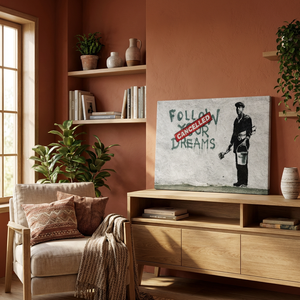 Cuadro de Graffiti en Lienzo, Impresión Artística para Decoración del Hogar, Diseño Abstracto, Proyección Moderna, Florero de Pared - Product Image 1