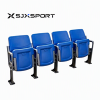 Siège de stade pliable avec dossier, structure métallique, chaise pliable pour tribune, pour arène sportive