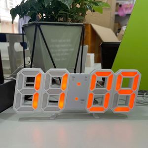 Reloj LED Digital 3D de Gran Tamaño, Reloj Electrónico de Pared Creativo de Alta Gama para el Hogar, Escritorio, Sala de Estar, Analógico-Digital - Product Image 2