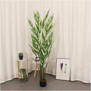 Chất Lượng Cao Nhân Tạo Banyan Cây Và Hoa Nhài Hoa Garland Top Bán Nhựa Cỏ Cho Giải Phóng Mặt Bằng Bán Buôn - Product Image 5