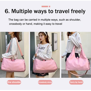 <span class=keywords><strong>Borsa</strong></span> da Yoga di Grande Capienza da <span class=keywords><strong>Donna</strong></span> per Sport e Fitness, <span class=keywords><strong>Borsa</strong></span> da Viaggio Impermeabile e Durevole alla Moda con Separazione tra Asciutto e Bagnato - Product Image 6