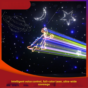 Lumière laser animée pleine couleur 3W contrôlée par le son pour KTV, bars, discothèques et boîtes de nuit, éclairage d'ambiance - Product Image 4