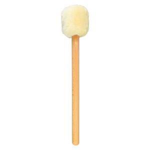 Baqueta de tambor con cabeza de fieltro suave y mango largo para xilófono y <span class=keywords><strong>timbales</strong></span>, color beige - Product Image 2
