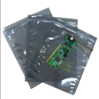Sacs antistatiques ESD à ouverture supérieure personnalisés pour salle blanche, emballage de protection antistatique pour accessoires d'écouteurs et de téléphones mobiles