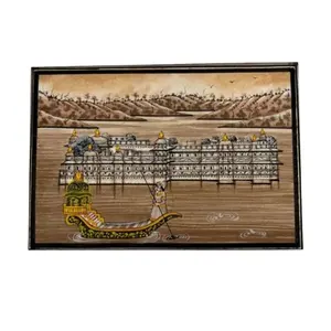 Home Decor udaipur palace Wall Art Bedroom Office Oil Painting carving on marble art painting for home office decoration art