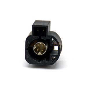 Connecteur mâle HSD 4+2 broches, code A, droit, montage traversant sur circuit imprimé, 100 Ohm, 6 Gbit/s, 5 A, pour applications automobiles, haute vitesse de transfert de données - Product Image 1