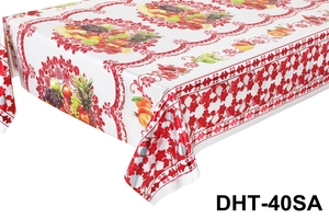 Nappe de table en velours imprimé de luxe, en cuir PVC et métal, résistante à la décoloration, imprimée haute définition, prix d'usine - Product Image 2