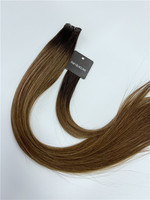 Ekstensi Rambut Manusia Eropa Remy 100% Baru dari Genleelai Greathairgroup, Jahitan Tangan, Single Weft, Kutikula Sejajar, Tebal, Super Double