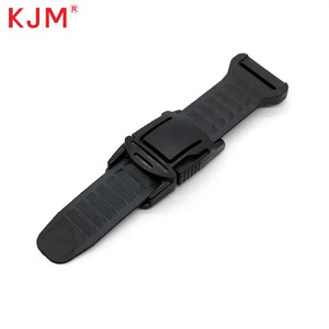 Boucle de casque de moto KJM 124 mm, attache latérale en plastique pour accessoires de casque de véhicule électrique - Product Image 2