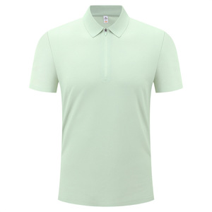 Camiseta Polo de Nailon de Color Sólido de Secado Rápido para Uso Diario de Manga Corta - Product Image 2