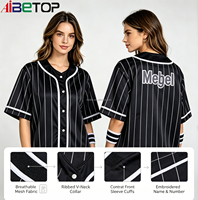 Jersey Baseball Crop Top Ukuran Besar Bernapas, Custom, Berhiaskan Rhinestone, Logo Tim, Nama Atlet, Sablon Panas Profesional