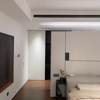 Sortie d'air conditionné à persiennes de type fente, design simple en forme de griffe, modèle SQ41
