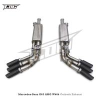 Tuyaux d'échappement Catback pour Mercedes-Benz G63 AMG W463/W464 2013-2023 Boska Racing en acier inoxydable avec commande de soupape
