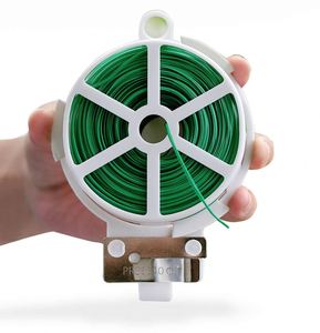 Sangle de fixation en plastique pour jardinage, sangle en fil de fer pour la coupe, la fixation des plantes grimpantes, des roses, des fleurs, accessoire de jardinage extérieur - Product Image 1