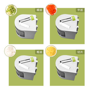 Cortador de Verduras Manual con Manivela, Espiralizador, Rallador Seguro para Manos, Rebanador Multifuncional, Gadget de Cocina para Dropshipping en Shopify - Product Image 5