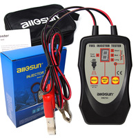 Herramienta de Diagnóstico para Autos ALLOSUN EM276A, Probador de Baterías 12V/24V para Detectar Fugas/Apagones en Inyectores de Combustible, Compatible con Todos los Autos/Camiones