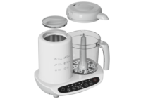 Pembuat Makanan Bayi Elektrik Multifungsi, Pengukus Otomatis, Blender 110W Bebas BPA, Dapat Dilepas