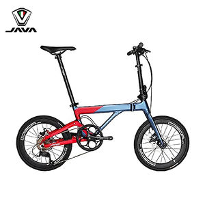 Java <span class=keywords><strong>Neo</strong></span>-bicicleta plegable de aleación de aluminio, 20 pulgadas, 9 velocidades, con ruedas de liberación rápida, Shimano y amortiguador, 9 s, 23LB - Product Image 1