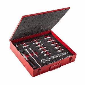 Juego de llaves de vaso Usag de 1/2 pulgada, kit de acero al cromo vanadio para reparaciones mecánicas - Product Image 1