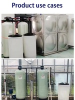 Filtre d'assèchement en résine échangeuse d'ions en fibre de verre Système d'adoucisseur d'eau avec média de pompe utilisé pour la filtration du traitement de l'eau à domicile