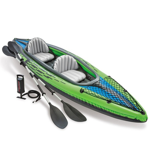 Kayak Inflable Doble de PVC, Bote de Pesca Reforzado, <span class=keywords><strong>Canoa</strong></span> para Exteriores - Product Image 1