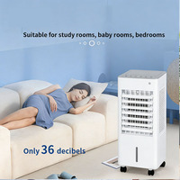 Climatiseur portable mini Airwens 3 en 1 avec télécommande, système de refroidissement d'été économe en énergie et purificateur d'air pour pièce