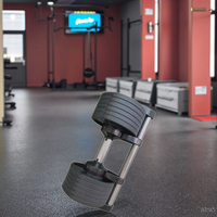 Ensemble de poids de gymnastique réglables 50kg haltères et haltères en fonte pour équipement de fitness à usage domestique