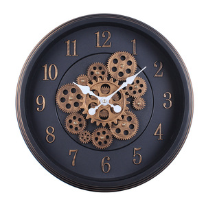 <span class=keywords><strong>Horloge</strong></span> murale vintage à engrenages, design industriel 3D, <span class=keywords><strong>horloge</strong></span> murale numérique ronde, décoration intérieure - Product Image 1