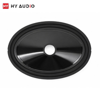 Accessoires pour haut-parleurs professionnels HY AUDIO 6*9 pouces avec bord en caoutchouc injecté, pièces de haut-parleurs de voiture, vente en gros, fourniture d'usine