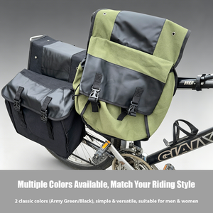Bolsa de Lona Impermeable para Portaequipajes Trasero de Bicicleta, Ajustable, Universal, para Deportes, Viajes y Mensajería - Product Image 6
