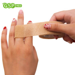 Cinta de dedo autoadhesiva Multicolor de 2,5 cm x 4,5 m, fácil de rasgar, vendajes cohesivos no tejidos, muestras de envoltura veterinaria resistentes al agua para veterinarios - Product Image 2